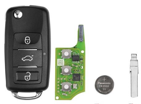 Remote blade and battery supplied